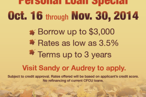 Credit Union Flyer Fall 2014