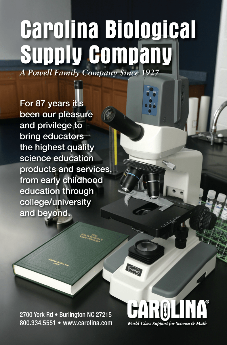 Magazine Ad for Carolina Biological Supply Company