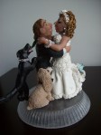 Bride and Groom Wedding Cake top in Safety Harbor Florida