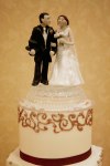 Bride and Groom Wedding Cake top in Concord North Carolina