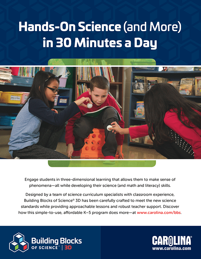 Three children performing an experiment with small balls